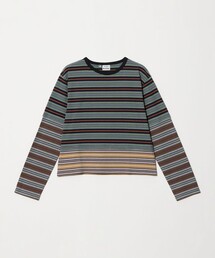 ＜Girls Department Club＞トリプルボーダー レイヤー  プルオーバー