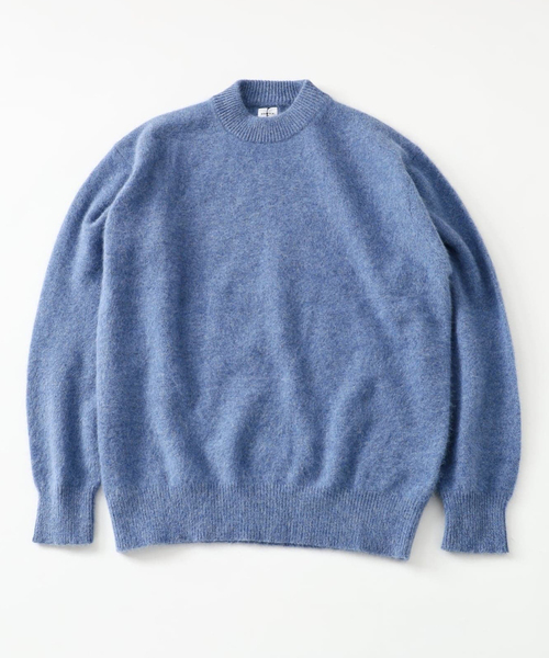 EDIFICE(エディフィス)の「フォックス/カシミヤ ミックス モックネック ニット(ニット/セーター・メンズ・チャコールグレー/ブラウン/ブルー系その他・SMALL/MEDIUM/LARGE)」の3枚目の写真