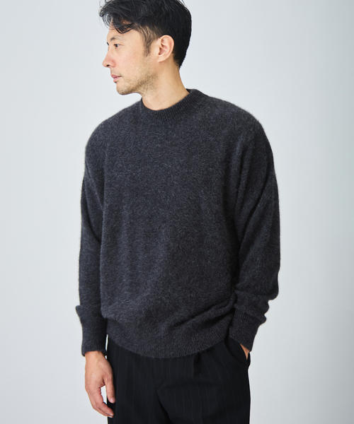 EDIFICE(エディフィス)の「フォックス/カシミヤ ミックス モックネック ニット(ニット/セーター・メンズ・チャコールグレー/ブラウン/ブルー系その他・SMALL/MEDIUM/LARGE)」の6枚目の写真