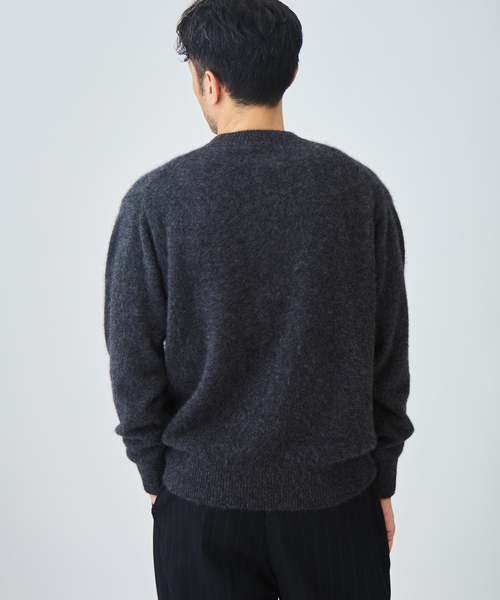 EDIFICE(エディフィス)の「フォックス/カシミヤ ミックス モックネック ニット(ニット/セーター・メンズ・チャコールグレー/ブラウン/ブルー系その他・SMALL/MEDIUM/LARGE)」の8枚目の写真