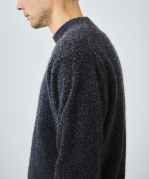 EDIFICE(エディフィス)の「フォックス/カシミヤ ミックス モックネック ニット(ニット/セーター・メンズ・チャコールグレー/ブラウン/ブルー系その他・SMALL/MEDIUM/LARGE)」の10枚目の写真