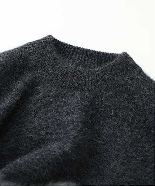 EDIFICE(エディフィス)の「フォックス/カシミヤ ミックス モックネック ニット(ニット/セーター・メンズ・チャコールグレー/ブラウン/ブルー系その他・SMALL/MEDIUM/LARGE)」の14枚目の写真