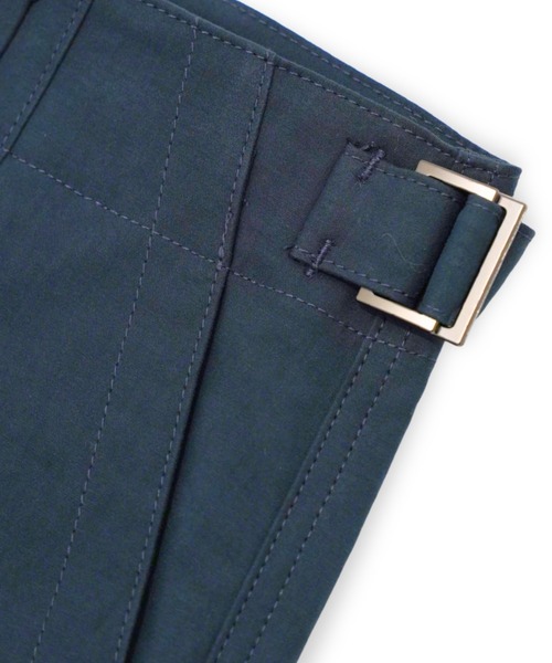ATON(エイトン)の「【ATON】 COTTON DOUBLE CLOTH WIDE PANTS(その他パンツ・メンズ・ネイビー・4)」の5枚目の写真