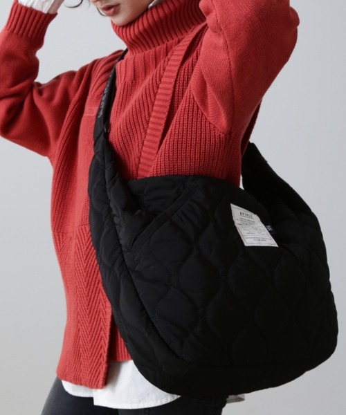 AVIREX(アヴィレックス)の「《直営店限定》BONDING QUILTING SHOULDER BAG(ショルダーバッグ・レディース・グリーン系カモフラージュ/ブラック/ブラウン・F)」の1枚目の写真