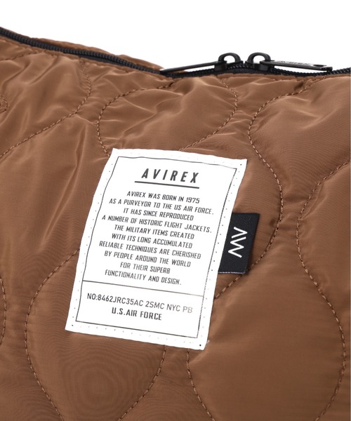 AVIREX(アヴィレックス)の「《直営店限定》BONDING QUILTING SHOULDER BAG(ショルダーバッグ・レディース・グリーン系カモフラージュ/ブラック/ブラウン・F)」の7枚目の写真