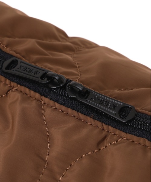 AVIREX(アヴィレックス)の「《直営店限定》BONDING QUILTING SHOULDER BAG(ショルダーバッグ・レディース・グリーン系カモフラージュ/ブラック/ブラウン・F)」の8枚目の写真