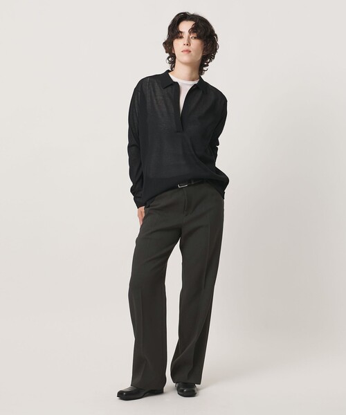 MARW UNITED ARROWS(マルゥ ユナイテッドアローズ)の「<MARW UNITED ARROWS>ローライズ ストレート パンツ(スラックス・レディース・ダークグレー/ブラック・38/36)」の8枚目の写真