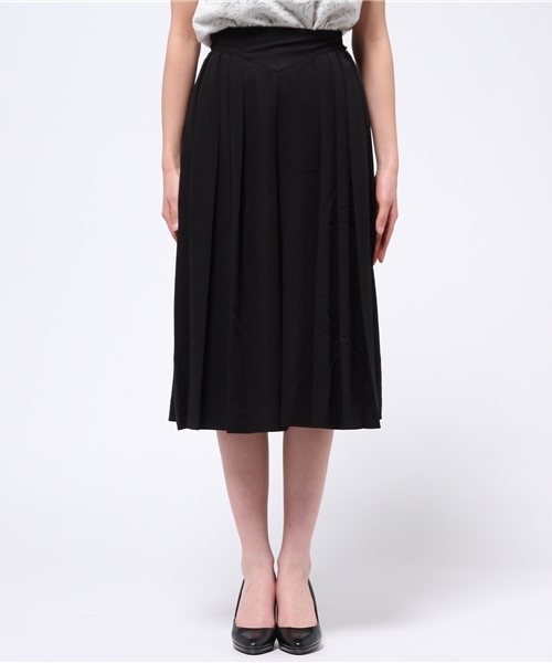 SLY(スライ)の「PLEATS CULOTTE-S(その他パンツ・レディース・ベージュ/ブラック・0/1/2)」の3枚目の写真