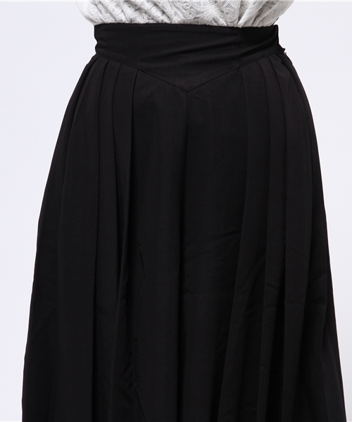 SLY(スライ)の「PLEATS CULOTTE-S(その他パンツ・レディース・ベージュ/ブラック・0/1/2)」の6枚目の写真
