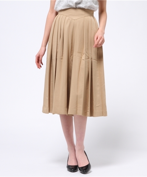 SLY(スライ)の「PLEATS CULOTTE-S(その他パンツ・レディース・ベージュ/ブラック・0/1/2)」の13枚目の写真