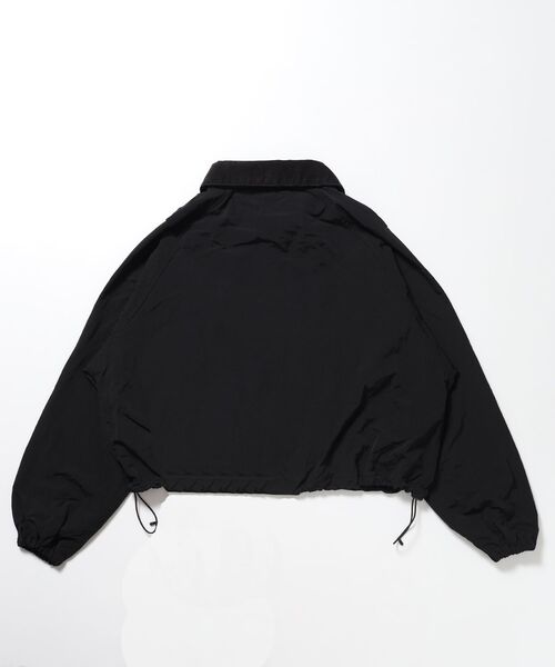 FFEIN(フェイン)の「【撥水加工】FFEIN(フェイン)2WAYコーディロイ衿ショートナイロンジャケット / ナイロン ジャケット コーデュロイ襟 ショート丈 アウター 撥水加工 レディース(ナイロンジャケット・レディース・ブラウン/アイボリー/カーキ/ブラック・FREE)」の18枚目の写真