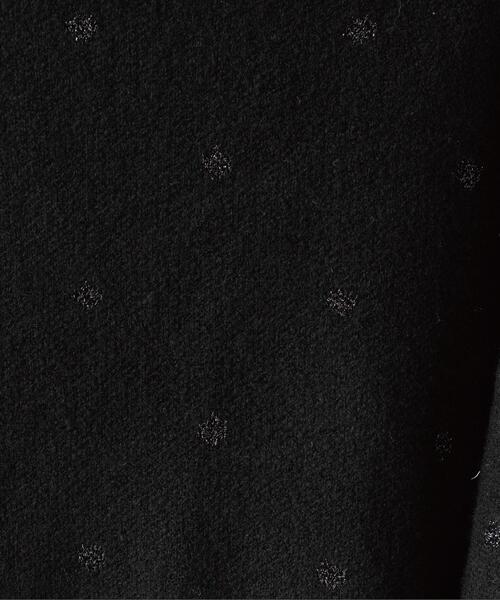 OPAQUE.CLIP(オペークドットクリップ)の「ラメドット柄ジャガードプルオーバーニット(ニット/セーター・レディース・ライトグレー系/ブラック系/ブラウン系その他2/ブルー系/ホワイト系3・00)」の9枚目の写真