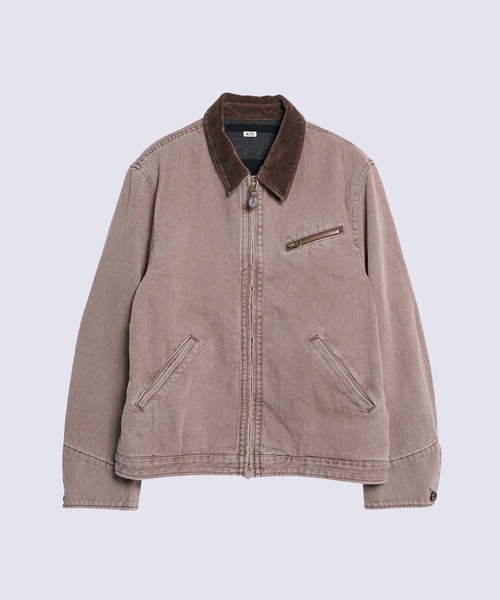 KHOKI(コッキ)の「【KHOKI】Faded denim zip jakcet(ブルゾン・メンズ・ブラウン・3/2)」の1枚目の写真