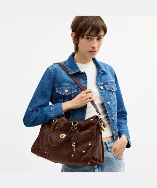 ライダー サッチェル バッグ 38（ショルダーバッグ）｜COACH（コーチ