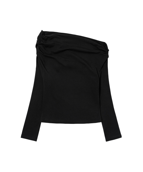 FANCY CLUB(ファンシークラブ)の「アイレットカウルワンショルダートップ (ブラック) F26ZB520(Tシャツ/カットソー・レディース・その他・FREE)」の8枚目の写真