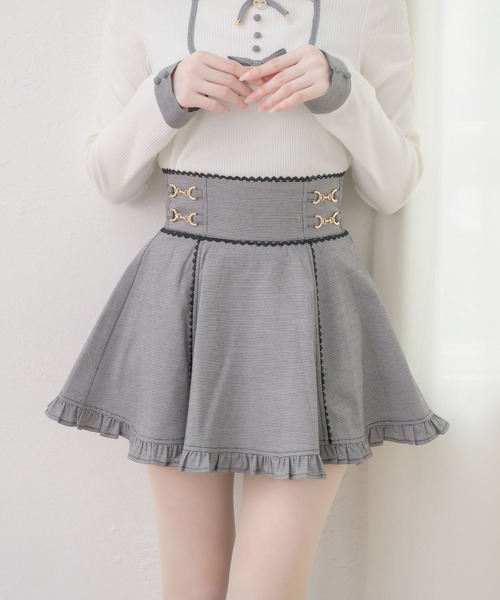 couture BY ROJITA(クチュールバイロジータ)の「【セットアップ対応】ビットチェーンスカパン(スカート・レディース・ブラック/マルチ/その他・FREE)」の3枚目の写真