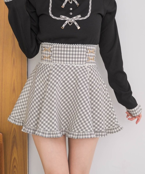 couture BY ROJITA(クチュールバイロジータ)の「【セットアップ対応】ビットチェーンスカパン(スカート・レディース・ブラック/マルチ/その他・FREE)」の16枚目の写真