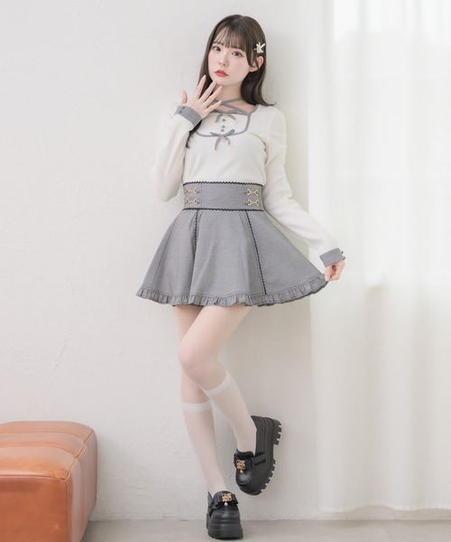couture BY ROJITA(クチュールバイロジータ)の「【セットアップ対応】ビットチェーンスカパン(スカート・レディース・ブラック/マルチ/その他・FREE)」の11枚目の写真