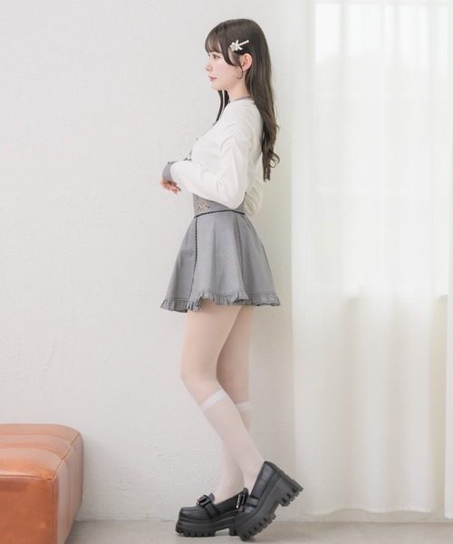 couture BY ROJITA(クチュールバイロジータ)の「【セットアップ対応】ビットチェーンスカパン(スカート・レディース・ブラック/マルチ/その他・FREE)」の12枚目の写真
