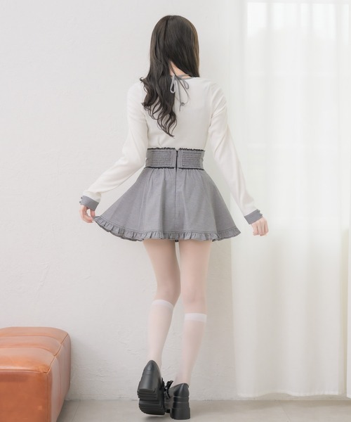 couture BY ROJITA(クチュールバイロジータ)の「【セットアップ対応】ビットチェーンスカパン(スカート・レディース・ブラック/マルチ/その他・FREE)」の13枚目の写真