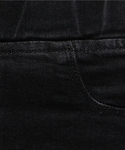 Re:EDIT（リエディ）の「ウエストゴム裾切りっぱなしオフデニムパンツ[CHICMUSE][リエディオリジナル]（デニムパンツ・レディース・ブルー/グレー/ネイビー/ブラック・XX-LARGE/X-LARGE/MEDIUM/LARGE/X-SMALL/XX-SMALL/SMALL）」の10枚目の写真