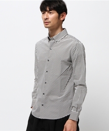 YELLOW RUBY | Bias striped BD shirt / ストライプ / 日本製(シャツ/ブラウス)