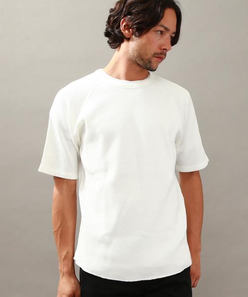 BEAUTY&YOUTH UNITED ARROWS（ビューティーアンドユースユナイテッドアローズ）の「BY ∴ コットン サーマル カットソー◆（Tシャツ/カットソー・メンズ・ホワイト/ネイビー/グレー・MEDIUM/LARGE/SMALL/X-LARGE）」の11枚目の写真