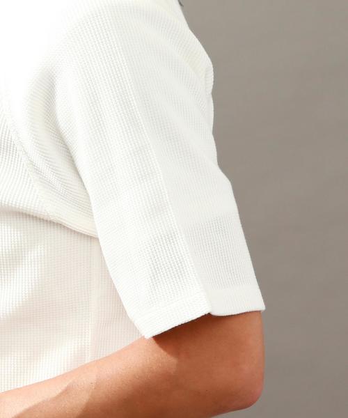 BEAUTY&YOUTH UNITED ARROWS（ビューティーアンドユースユナイテッドアローズ）の「BY ∴ コットン サーマル カットソー◆（Tシャツ/カットソー・メンズ・ホワイト/ネイビー/グレー・MEDIUM/LARGE/SMALL/X-LARGE）」の6枚目の写真