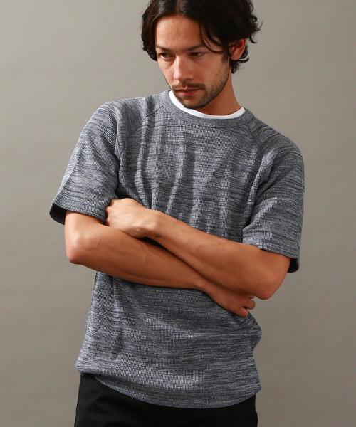 BEAUTY&YOUTH UNITED ARROWS（ビューティーアンドユースユナイテッドアローズ）の「BY ∴ コットン サーマル カットソー◆（Tシャツ/カットソー・メンズ・ホワイト/ネイビー/グレー・MEDIUM/LARGE/SMALL/X-LARGE）」の10枚目の写真