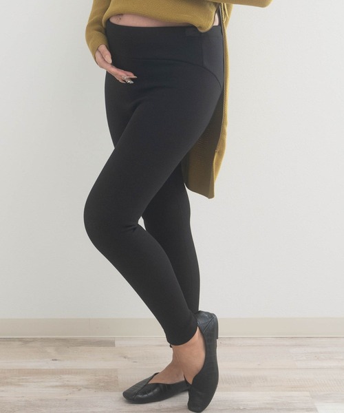 SweetMommy（スウィートマミー）の「ストレッチ マタニティ フェイク タイツ（マタニティウェア/グッズ・レディース・ブラック/ネイビー/グレー系1/ブラック系1/グレー系2/ブラウン系1/ブラック系4/ブラック系2/チャコールグレー/チャコール/グレー系その他/ブラウン系2/ベージュ系4/グレー系4/ブラック系その他/クリアブラック/ブラック系その他2/グレー系その他2/ブラウン系4・FREE）」の4枚目の写真