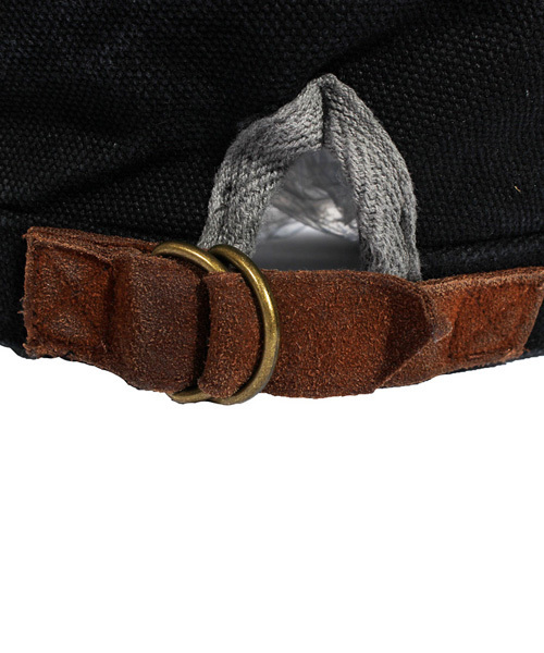 ８(eight)（エイト）の「grace ワークキャップ キャンバス 帽子  （キャップ・メンズ・ブラック/カーキ/ベージュ/ネイビー/マスタード・FREE）」の6枚目の写真