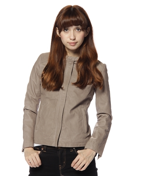 mystic（ミスティック）の「ピッグレザーシングルライダース（ライダースジャケット・レディース・ブラウン/グレー/キャメル/ブラック・1/2）」の3枚目の写真