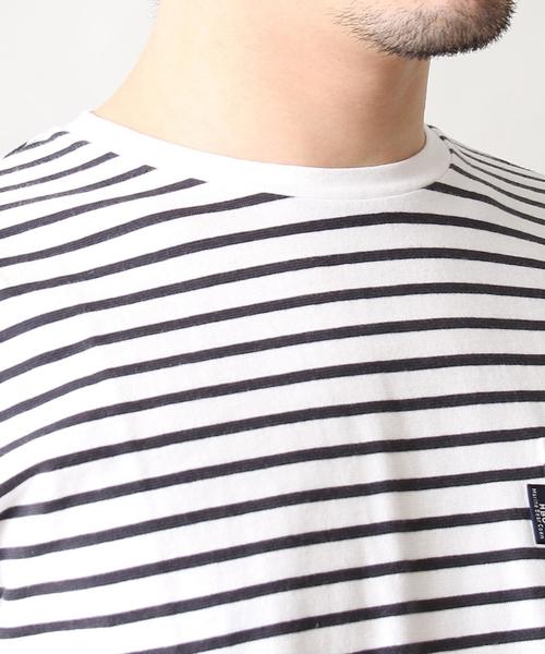 coen（コーエン）の「【MBC】SZボーダーポケTクルーネック（スペシャルカラー）（Tシャツ/カットソー・メンズ・ブラック/ブラック系その他・M/S/XL/L）」の13枚目の写真