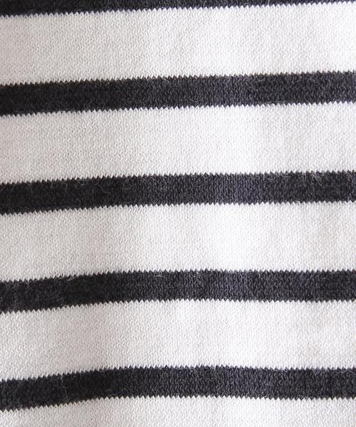 coen（コーエン）の「【MBC】SZボーダーポケTクルーネック（スペシャルカラー）（Tシャツ/カットソー・メンズ・ブラック/ブラック系その他・M/S/XL/L）」の8枚目の写真