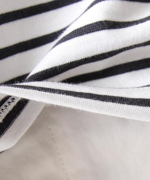 coen（コーエン）の「【MBC】SZボーダーポケTクルーネック（スペシャルカラー）（Tシャツ/カットソー・メンズ・ブラック/ブラック系その他・M/S/XL/L）」の9枚目の写真