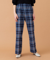 UNITED TOKYO | シアーチェックハイウエストパンツ(スラックス)