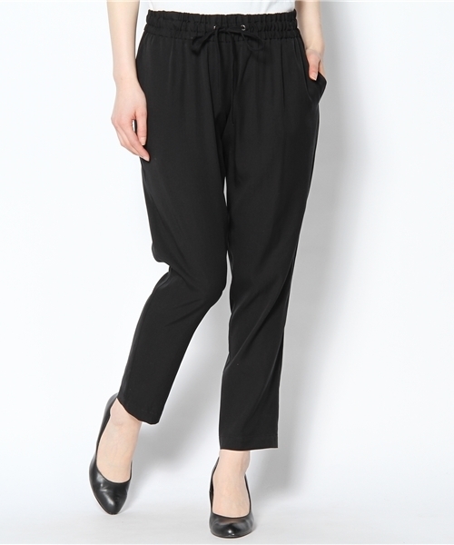 Demi-Luxe BEAMS（デミルクス ビームス）の「○LAPIS LUCE / ドロストイージーパンツ（その他パンツ・レディース・ブラック/ベージュ・36/38/40）」の2枚目の写真