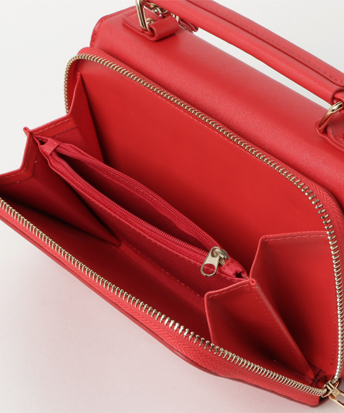 WEGO（ウィゴー）の「WEGO/リングウォレットショルダーバッグ（ショルダーバッグ・レディース・レッド/イエロー/シルバー/ブラック/その他1・FREE）」の12枚目の写真