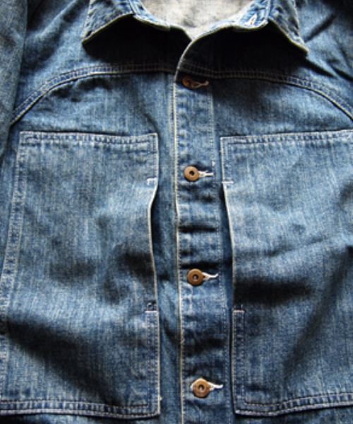 BEATJIVE（ビートジャイブ）の「ビンテージデザインデニムペインターオールインワンツナギ（つなぎ/オールインワン・メンズ・ライトブルー/インディゴブルー・2/3/4）」の18枚目の写真