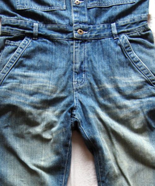 BEATJIVE（ビートジャイブ）の「ビンテージデザインデニムペインターオールインワンツナギ（つなぎ/オールインワン・メンズ・ライトブルー/インディゴブルー・2/3/4）」の21枚目の写真