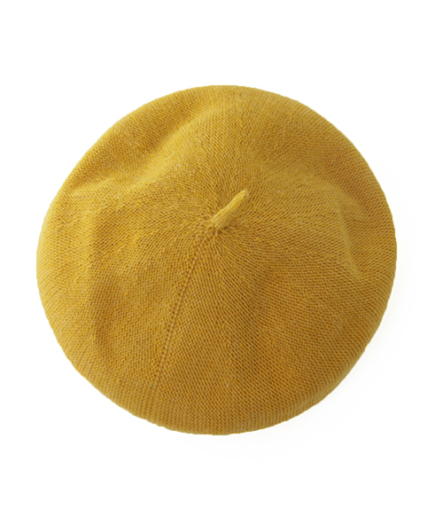 14+(イチヨンプラス)の「イタリア糸ニットベレー帽 / ber(ハンチング/ベレー帽・レディース・ワインレッド/ピンク/ネイビー/ブルー/ブラック/ベージュ/ブラウン/オリーブ/ライトブルー/イエロー/チャコールグレー/オレンジ/ライトピンク/ダークベージュ/ダークブラウン/パープル・FREE)」の12枚目の写真