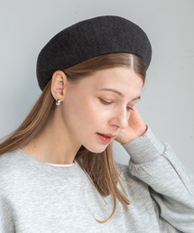 ニット」に該当するレディースのハンチング/ベレー帽ファッション通販