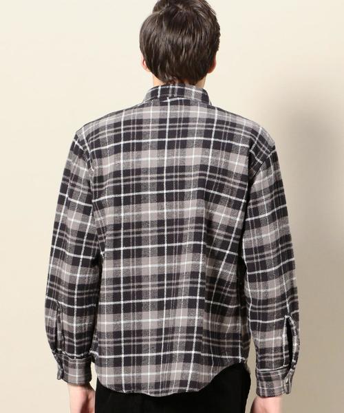 BEAUTY&YOUTH UNITED ARROWS（ビューティーアンドユースユナイテッドアローズ）の「＜SALEM LIVING＞ BIG NEL SHIRTS/シャツ ◆（シャツ/ブラウス・メンズ・ブラック/ブラウン/ピンク・LARGE/MEDIUM）」の11枚目の写真
