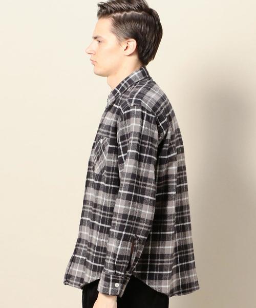 BEAUTY&YOUTH UNITED ARROWS（ビューティーアンドユースユナイテッドアローズ）の「＜SALEM LIVING＞ BIG NEL SHIRTS/シャツ ◆（シャツ/ブラウス・メンズ・ブラック/ブラウン/ピンク・LARGE/MEDIUM）」の13枚目の写真