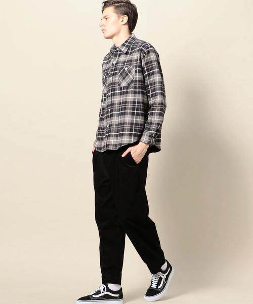 BEAUTY&YOUTH UNITED ARROWS（ビューティーアンドユースユナイテッドアローズ）の「＜SALEM LIVING＞ BIG NEL SHIRTS/シャツ ◆（シャツ/ブラウス・メンズ・ブラック/ブラウン/ピンク・LARGE/MEDIUM）」の14枚目の写真
