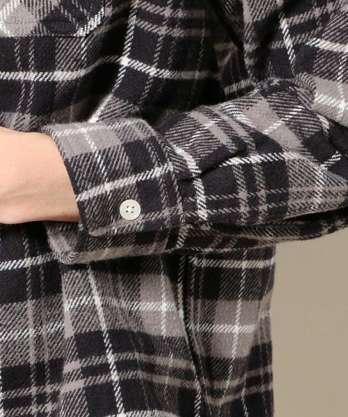 BEAUTY&YOUTH UNITED ARROWS（ビューティーアンドユースユナイテッドアローズ）の「＜SALEM LIVING＞ BIG NEL SHIRTS/シャツ ◆（シャツ/ブラウス・メンズ・ブラック/ブラウン/ピンク・LARGE/MEDIUM）」の16枚目の写真