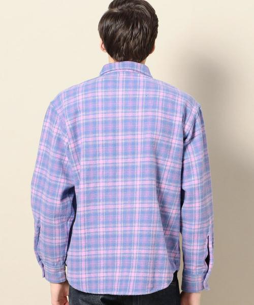 BEAUTY&YOUTH UNITED ARROWS（ビューティーアンドユースユナイテッドアローズ）の「＜SALEM LIVING＞ BIG NEL SHIRTS/シャツ ◆（シャツ/ブラウス・メンズ・ブラック/ブラウン/ピンク・LARGE/MEDIUM）」の8枚目の写真