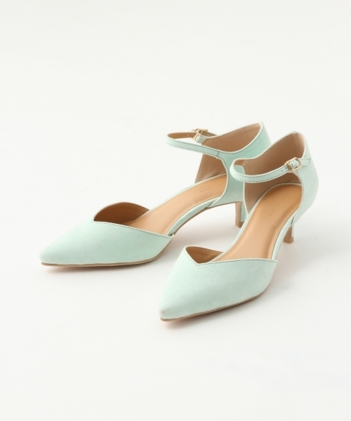 A part by（アパートバイ）の「【WEB限定サイズ・カラー】セパレートパンプス　781549（パンプス・レディース・ホワイト系その他/ブラック/ブラック系その他/ベージュ系その他/グリーン/ピンク・MEDIUM/LARGE/X-LARGE）」の6枚目の写真