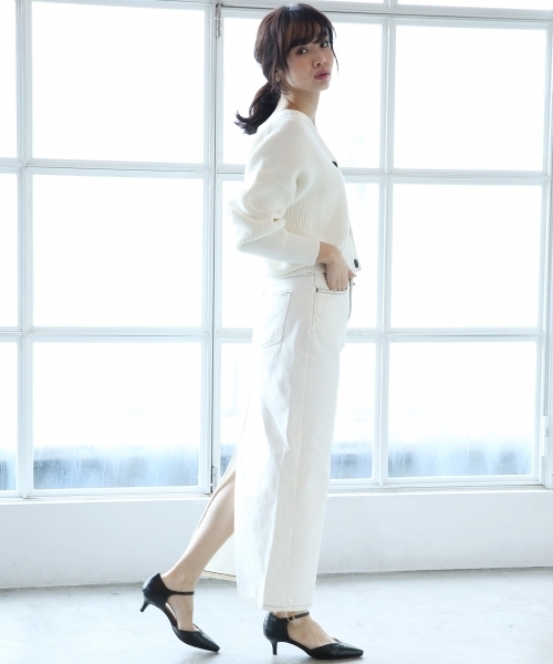 A part by（アパートバイ）の「【WEB限定サイズ・カラー】セパレートパンプス　781549（パンプス・レディース・ホワイト系その他/ブラック/ブラック系その他/ベージュ系その他/グリーン/ピンク・MEDIUM/LARGE/X-LARGE）」の13枚目の写真