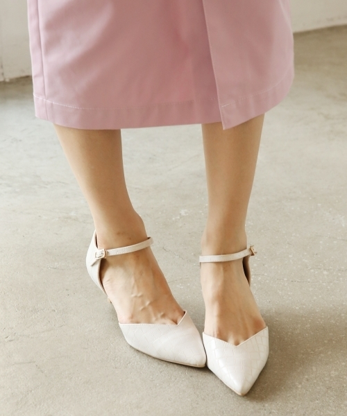 A part by（アパートバイ）の「【WEB限定サイズ・カラー】セパレートパンプス　781549（パンプス・レディース・ホワイト系その他/ブラック/ブラック系その他/ベージュ系その他/グリーン/ピンク・MEDIUM/LARGE/X-LARGE）」の17枚目の写真